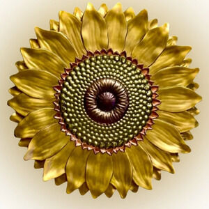 CUSTOM ORDER $60 | 12” Handmade Sunflower Wall Art | Handcrafted Epoxy Resin